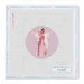 Pink Watercolor Angel Round