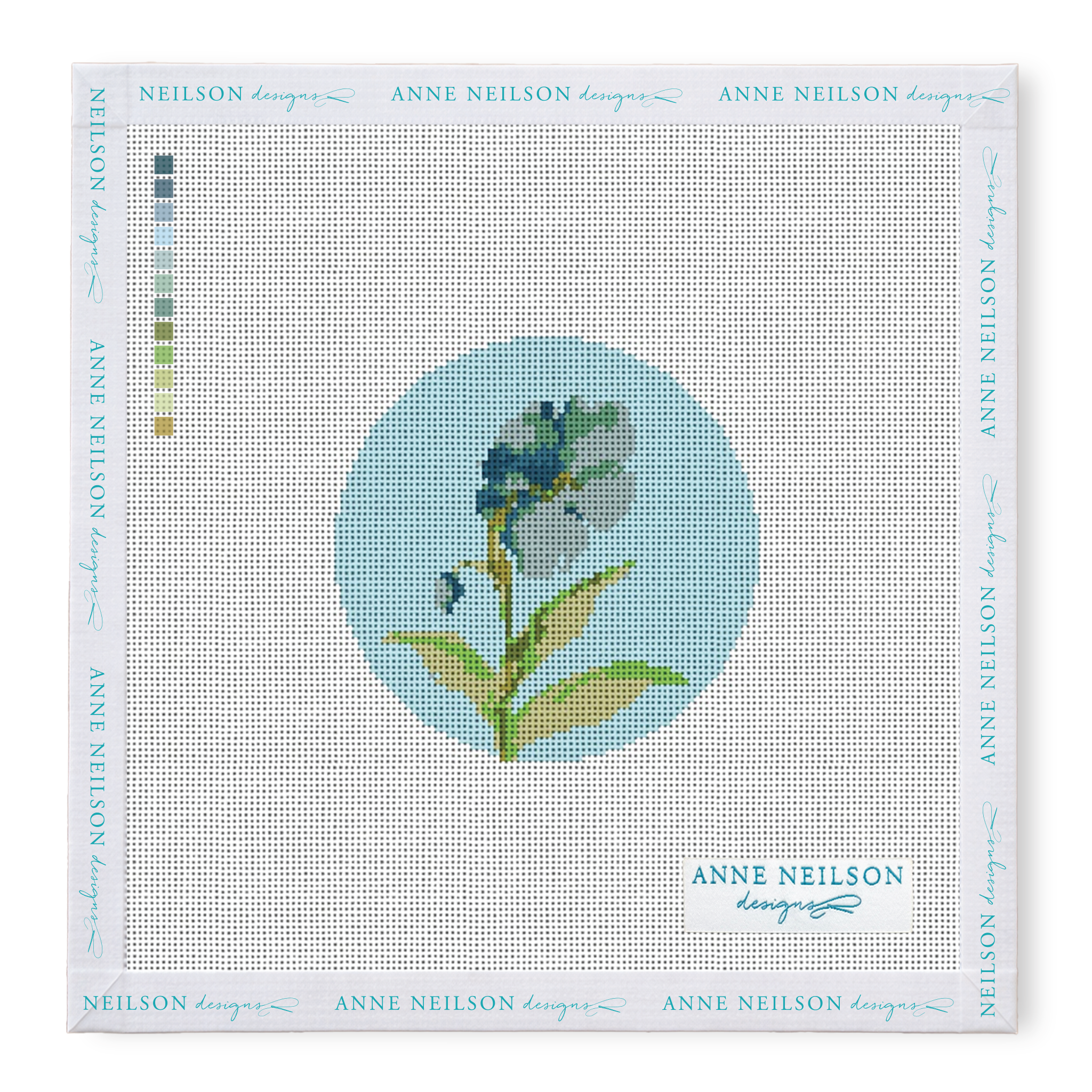 Abide Watercolor Round